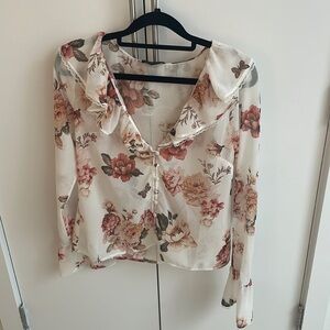 Majorelle Floral Blouse